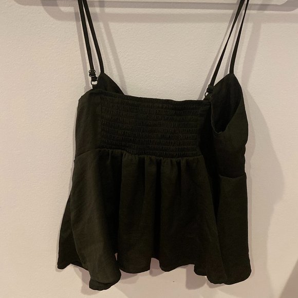 Silky Tie Front Cami - Picture 3 of 4